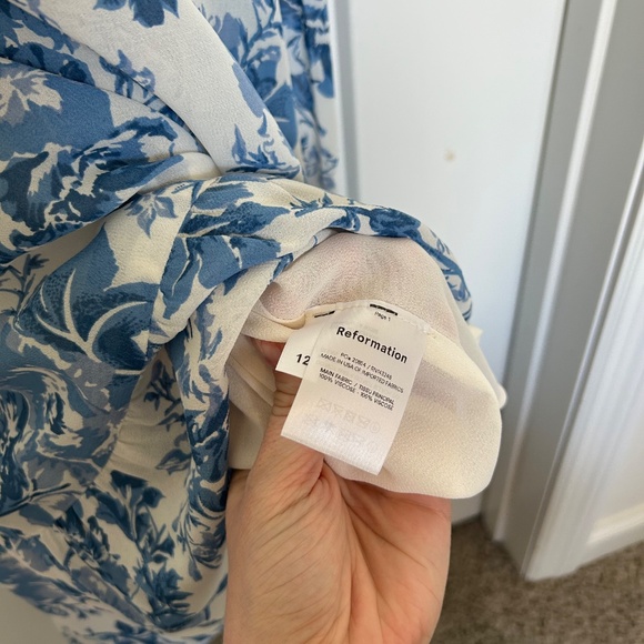 Reformation Nikita Dress, Olympia, Size 12 - Picture 5 of 8